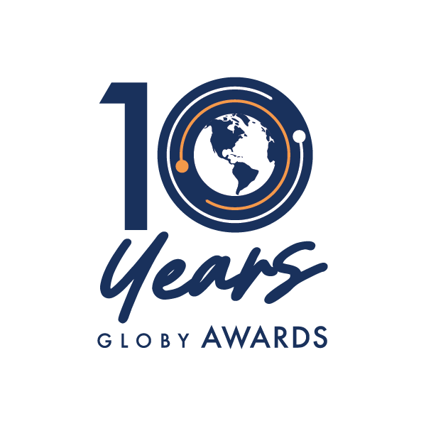 globy awards 10 year logo