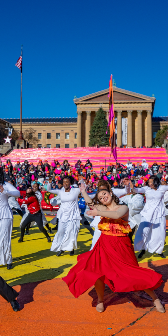 multicultural dance at phila art museum