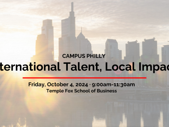 International Talent, Local Impact