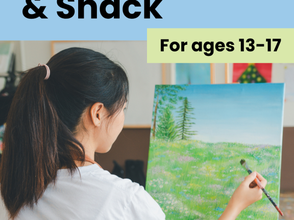 Picture of a girl painting.