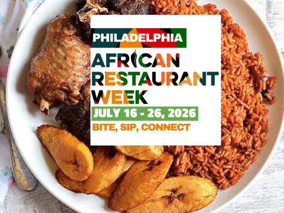Flyer of the African Restaurant week.
