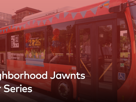 Visit Philly bus.
