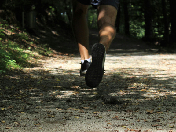 Photo of feet running