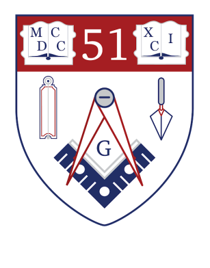 University Lodge No. 51 F. & A.M. University Lodge No. 51 F. & A.M. logo