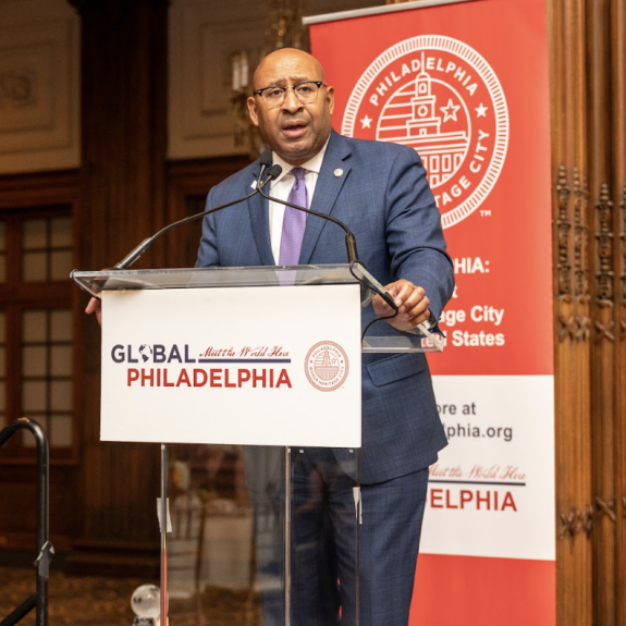 Mayor Michael Nutter at the WHCC