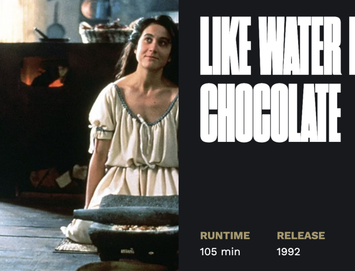 Like Water For Chocolate Movie Poster