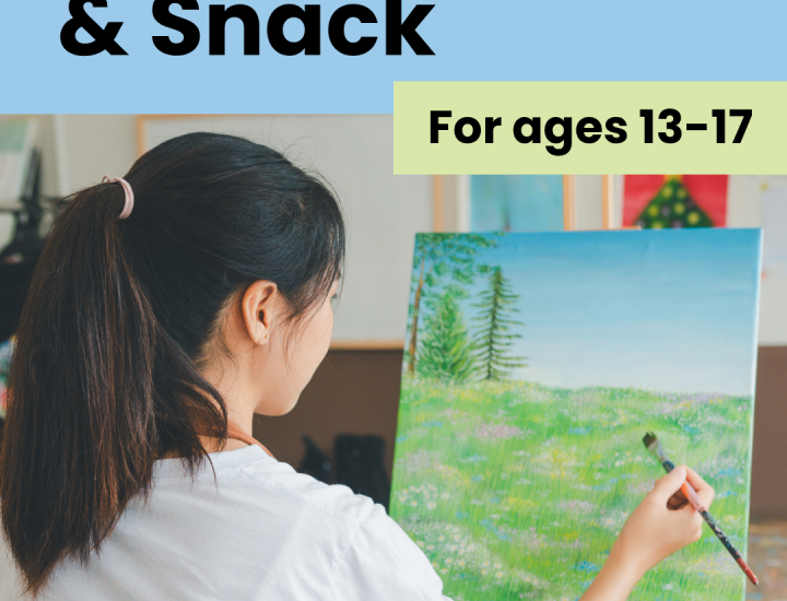 Picture of a girl painting.
