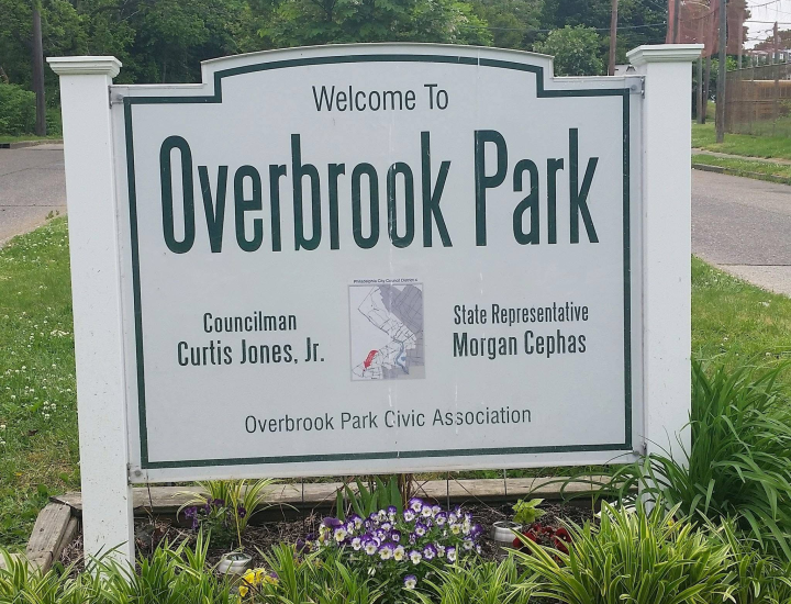 Overbrook Park sign