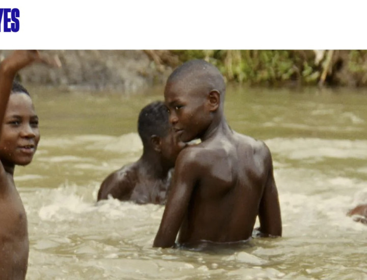 Screening the tropic sun and his eyes