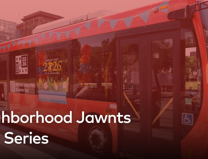 Visit Philly bus.
