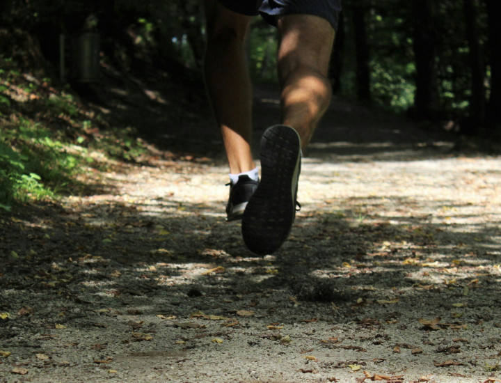 Photo of feet running